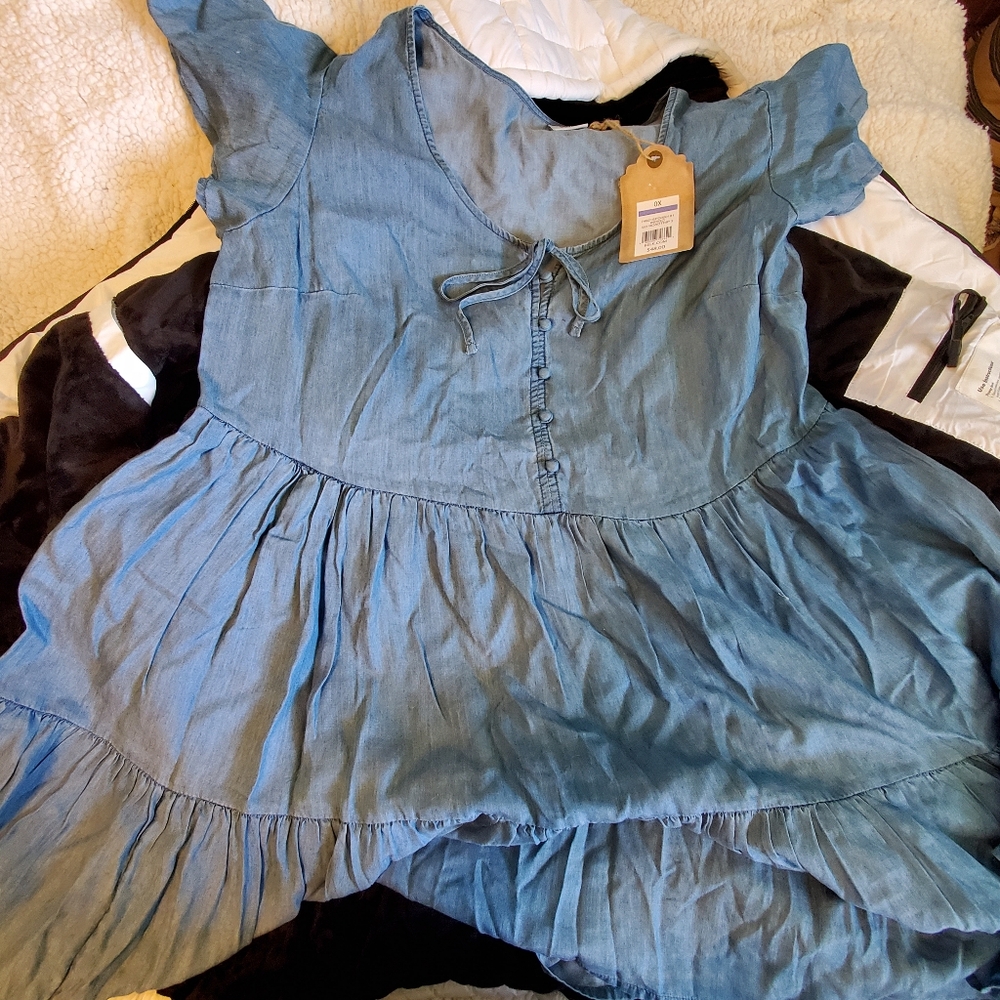 True Craft Denim Blue Dress